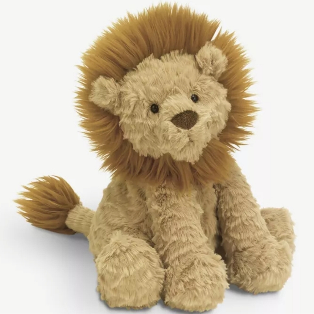 Jellycat Fuddlewuddle Lion 9.1x5.1x3.5" Soft and Plush NWT Authentic